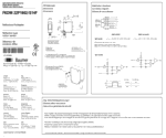 Baumer SENSOR CH-8501 manual datasheet & application notes - Datasheet