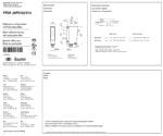 Baumer SENSOR CH-8501 datasheet & application notes - Datasheet Archive