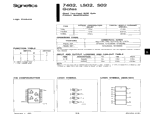 TTL 7402 datasheet & application notes - Datasheet Archive